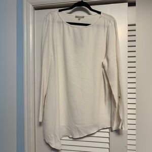 Joan Vass Cream Blouse